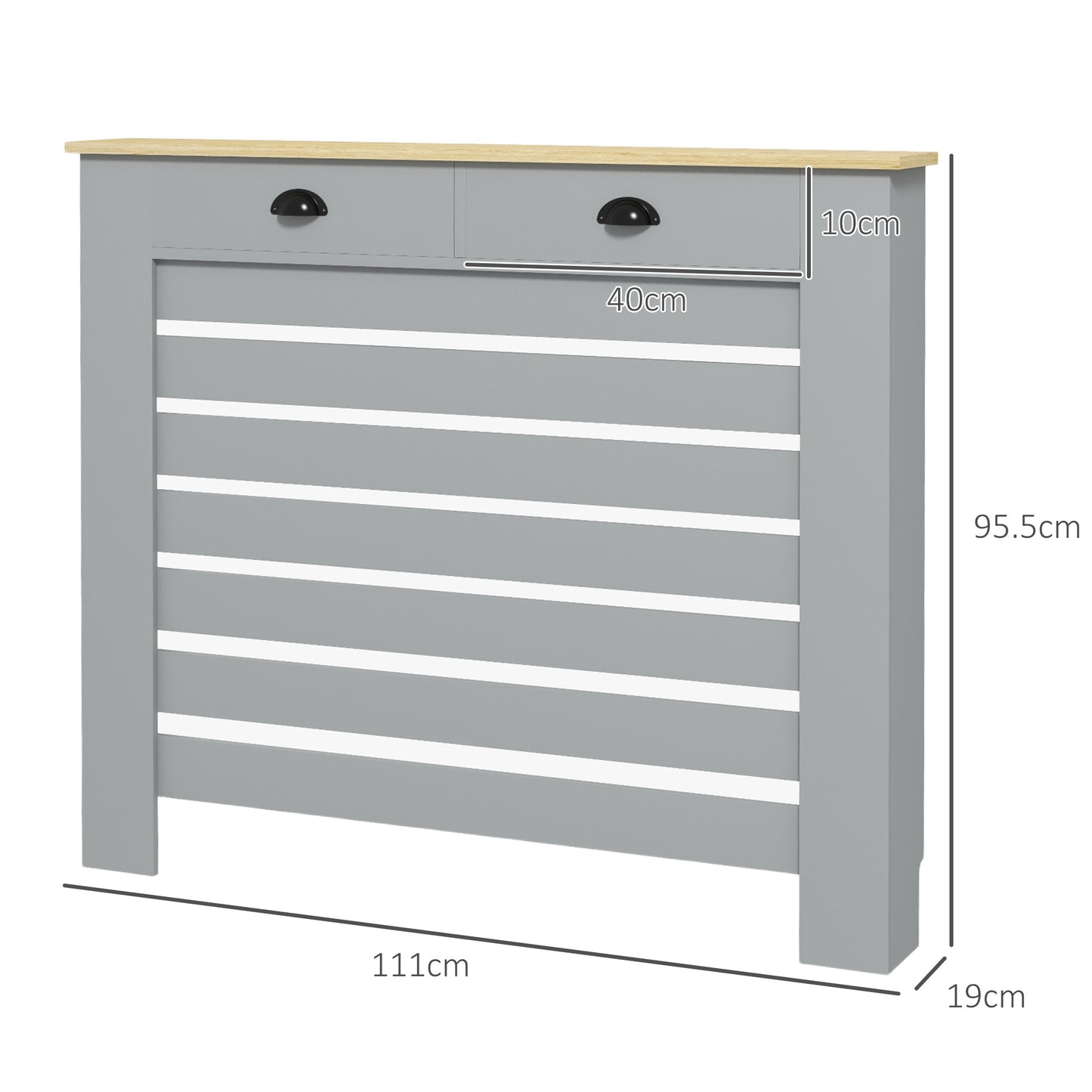 Grey Radiator Cover