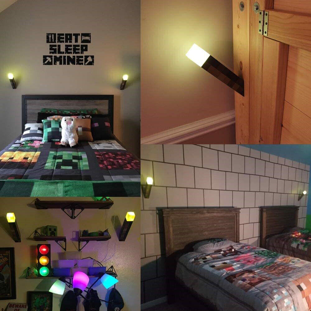 Minecraft Game Torch Led Lamp