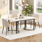 Modern Kitchen Table, White Black
