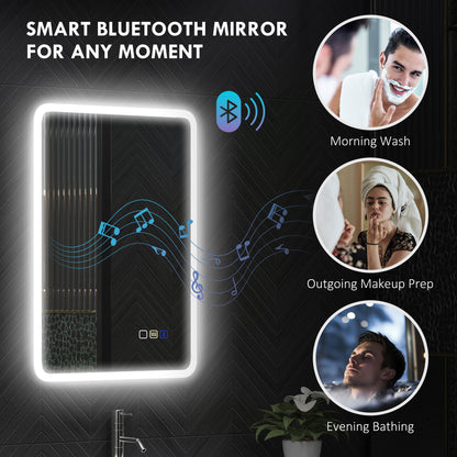 LED Bathroom Mirror, With Bluetooth
