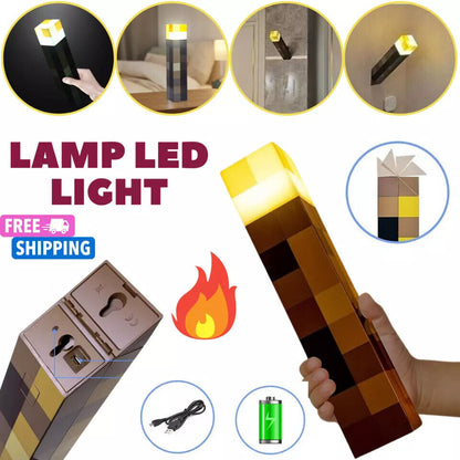 Minecraft Game Torch Led Lamp