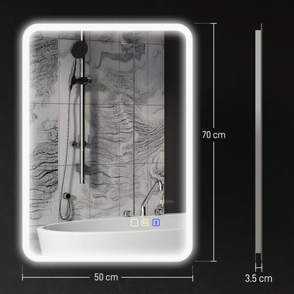 LED Bathroom Mirror, With Bluetooth