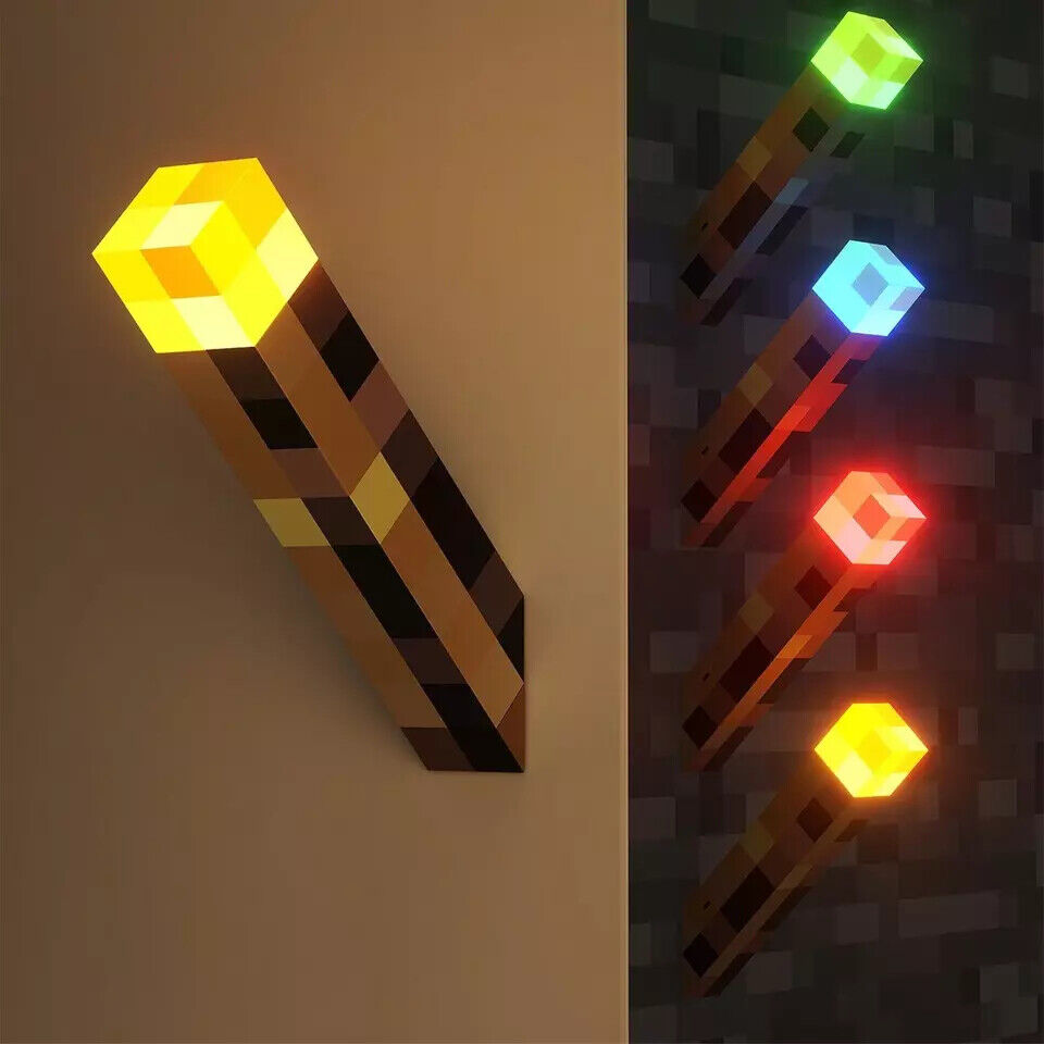 Minecraft Game Torch Led Lamp