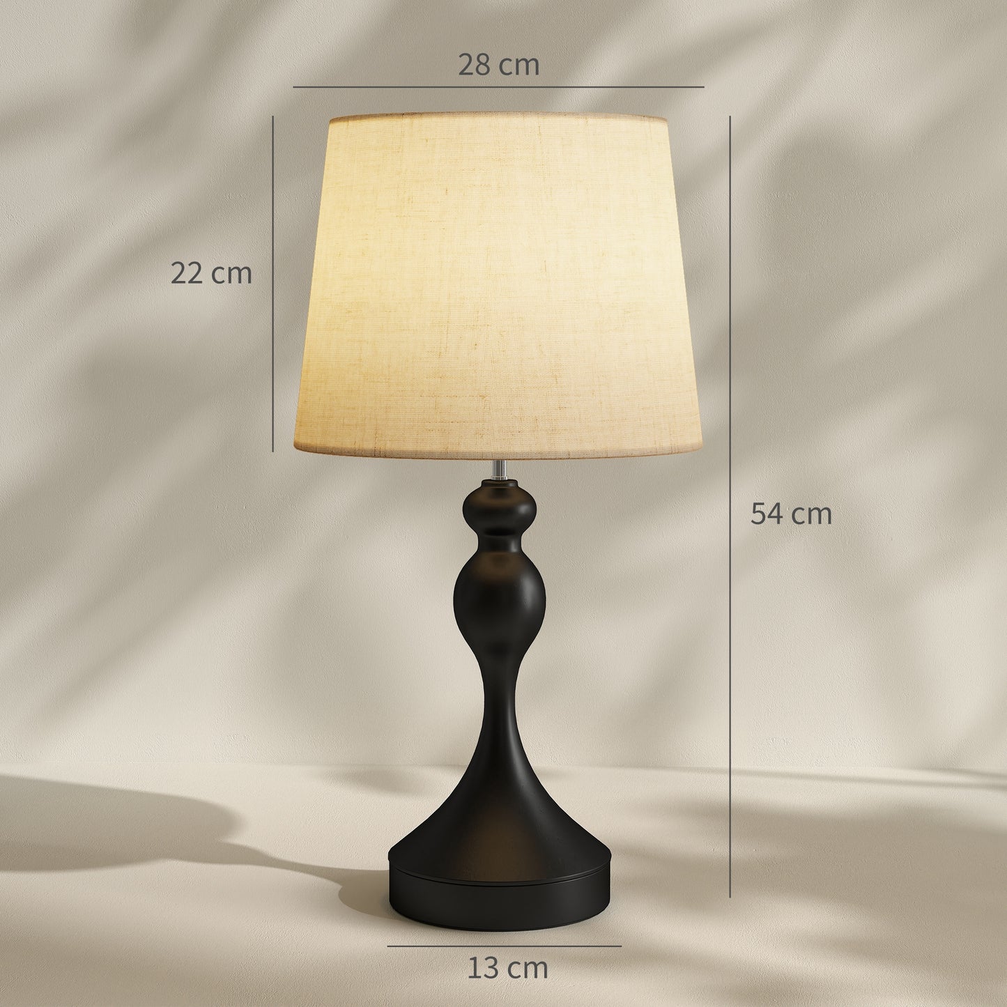 Three Colour Lamps With USB Ports