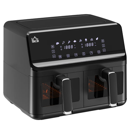 Dual Basket Air Fryer Air Fryer Oven With Digital Display, 8 in 1